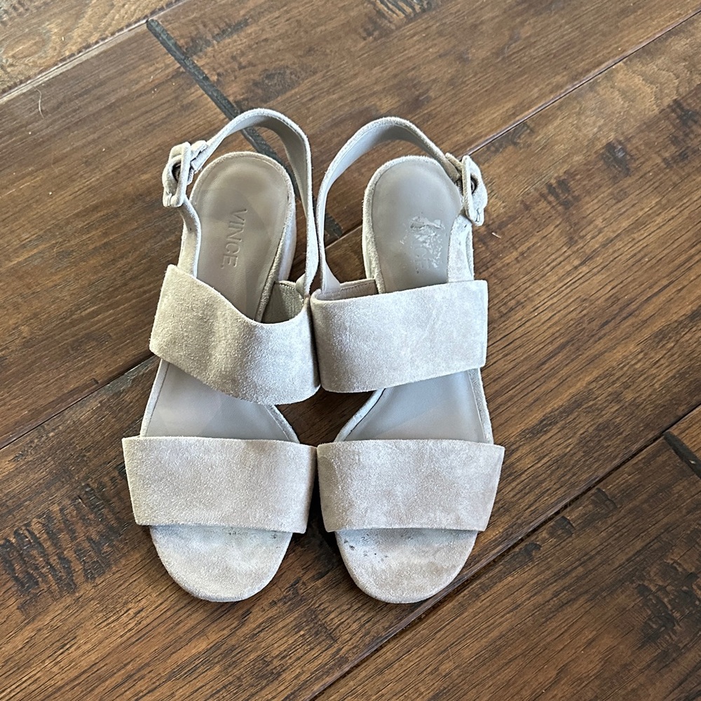 Vince Camuto Taupe Sandals
